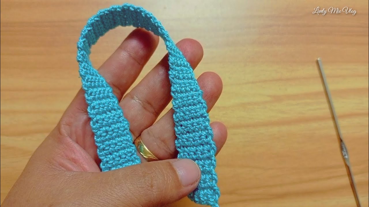 Super Easy, tutorial how to make a crochet bag handle. YouTube