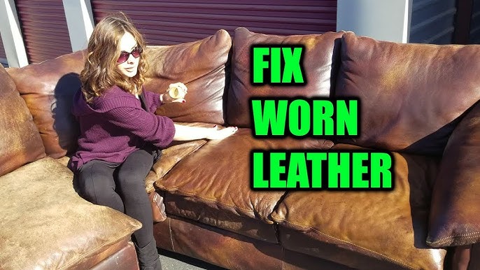 Easiest Way to Repair Your Leather Sofa/Couch！ 