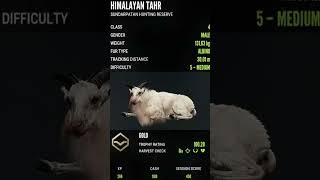 Albino Super Troll Tahr 😭 #shorts #gaming #hunting #cotw #guns