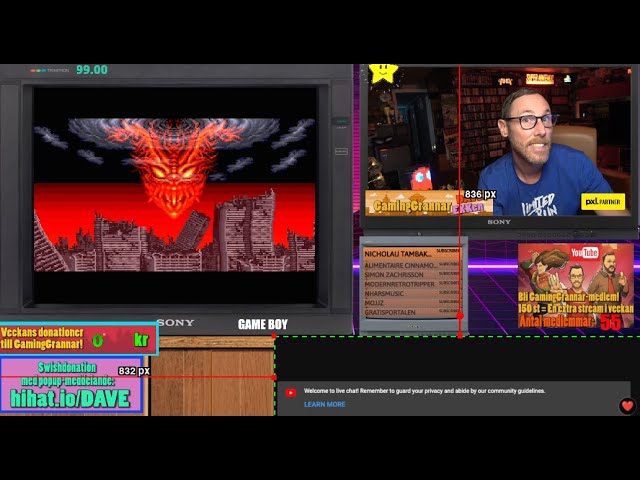 GamingGrannar Livestream! DAVE spelar Retro! kl 20:00