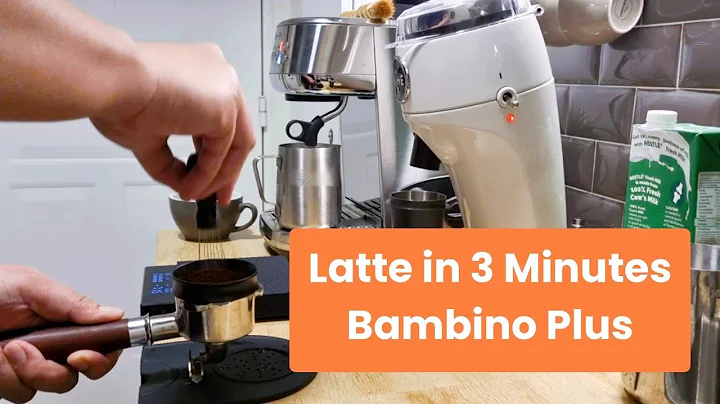 LATTE IN 3 MINUTES with Breville Bambino Plus and Niche Zero | How To Utilize the Automatic Features