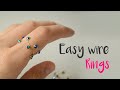 DIY How to make wire rings