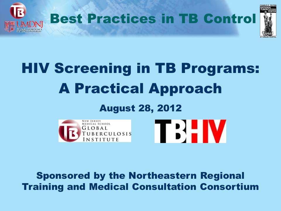 HIV Screening in TB Programs A Practical Approach YouTube
