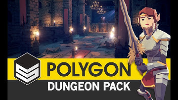 POLYGON Dungeon Pack - (Trailer) 3D Low Poly Art for Games by #SyntyStudios
