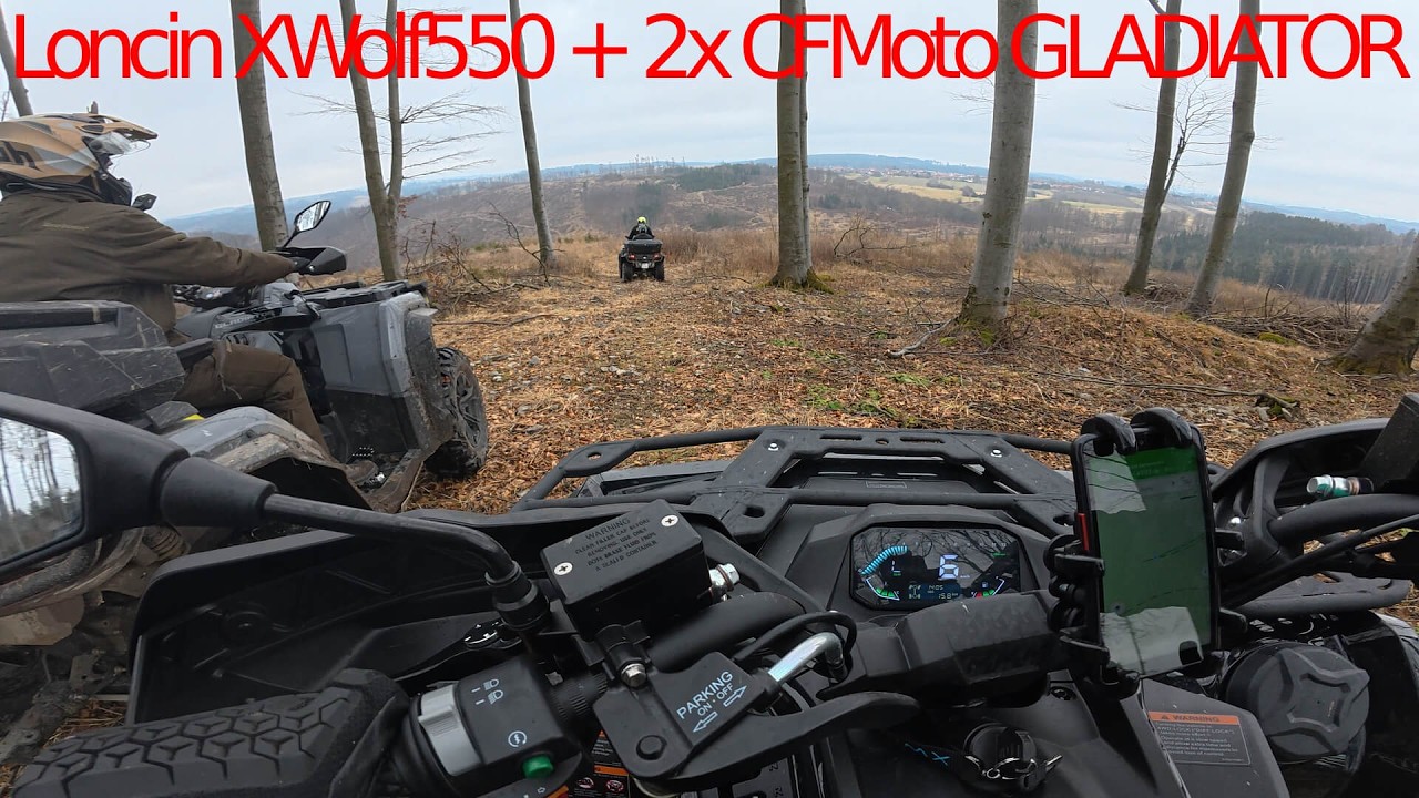 !!! Loncin Xwolf 550 + 2x CFMoto offroad day !!!