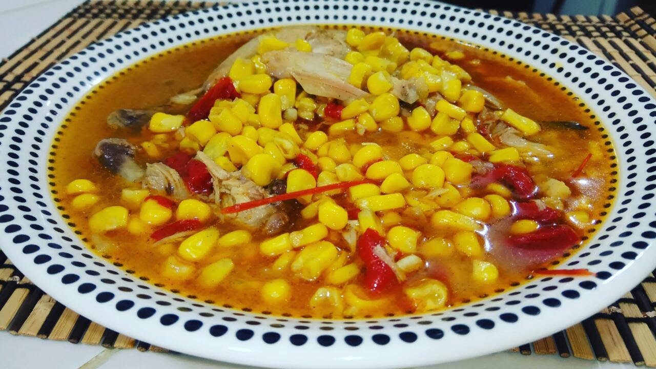 COMO HACER UNA RICA SOPA DE MAÍZ CON POLLO YouTube