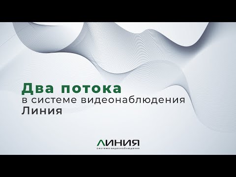 Система видеонаблюдения Линия | Два потока