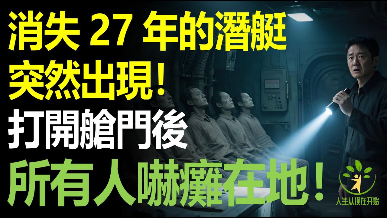 消失了整整27年的潛艇突然在岸邊浮現，當地警方火速前往，打開艙門後，所有人嚇癱！