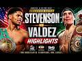 Shakur Stevenson vs Oscar Valdez Full Fight Highlights Junior Lightweight Unification Battle#boxing