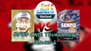 Cool Stuff Games Maitland OP07 Case Tournament - Round 6 Enel vs R/P Law - One Piece Card Game