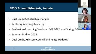 Early Postsecondary Opportunities Meeting - July 25, 2022