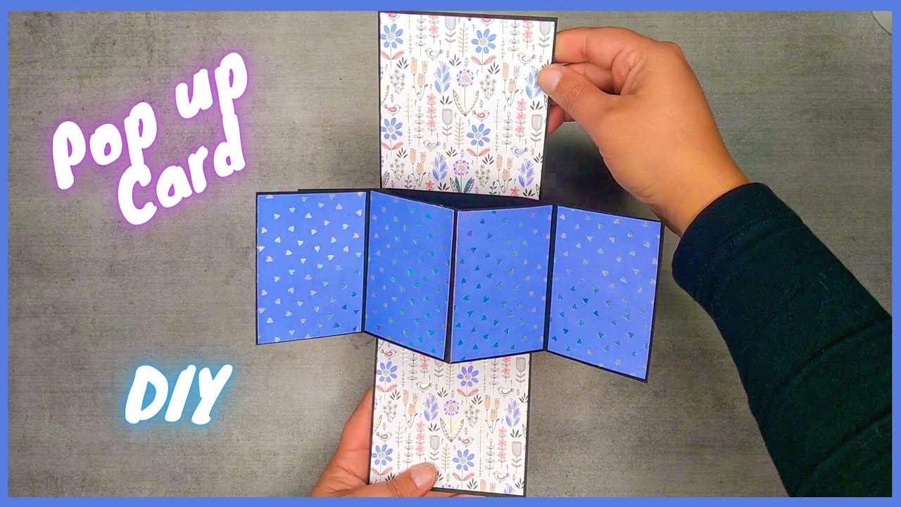 ☘ DIY Pop up twist card! Birthday card / invitation / love / photos / Easy  tutorial! ☘ 
