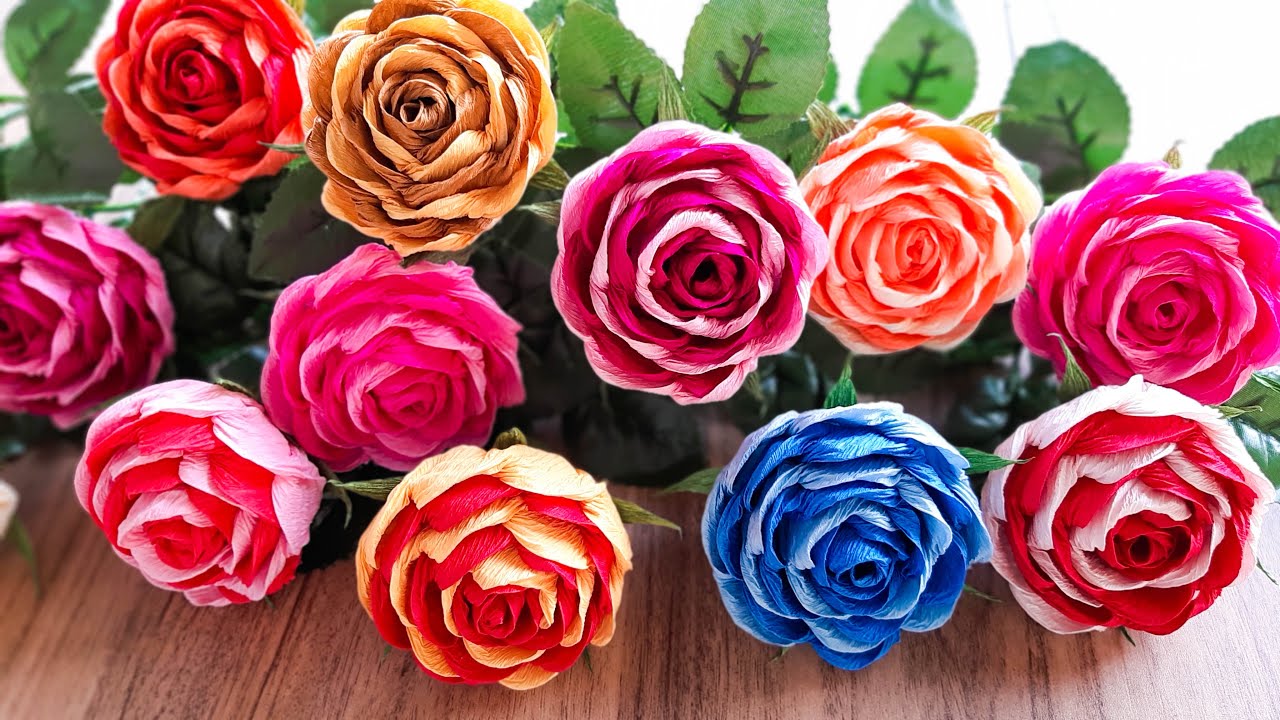 Twiated Paper Roses Twisted Rose Paper Flower #3 / Handmade Gift Ideas / Góc nhỏ Handmade ...