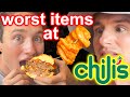 We tried the worst menu items at chilis