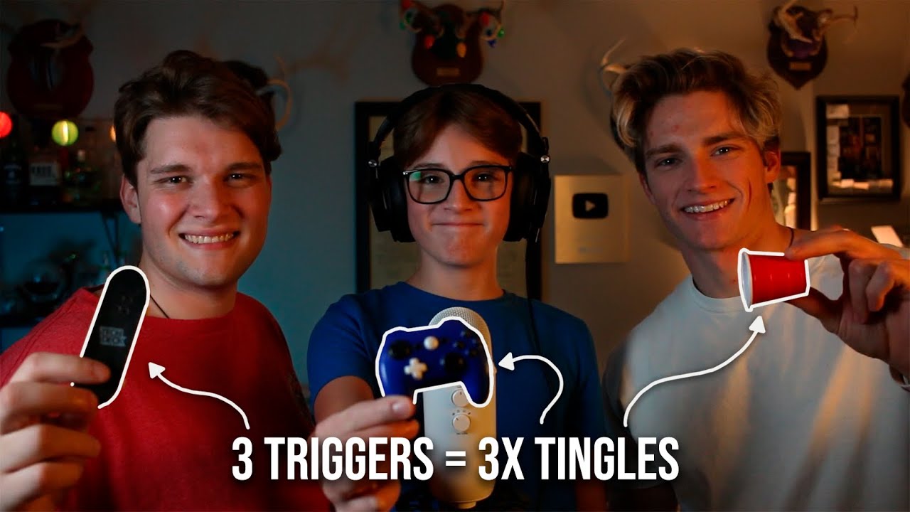 (ASMR) Does 3 Triggers = 3x Tingles???