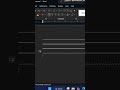 MS Word Trick Draw Perfect Lines Fast! #shorts