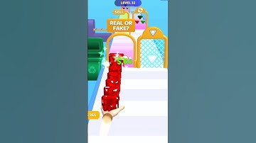 Cha Cha Cha!! Gem Stack -- Run level 32 #shorts #funnygameplay #youtubeshorts