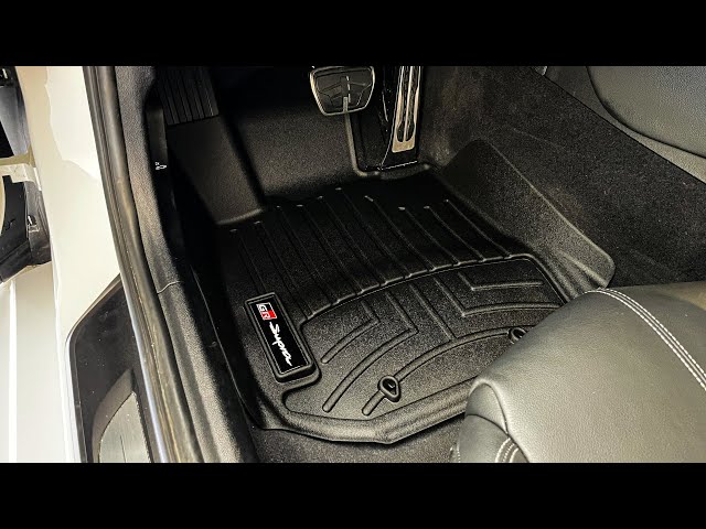 WeatherTech FloorLiner For BMW Z4 G29 & Toyota Supra (5th Gen) - 1st Row Custom Fit All-Weather Floor Mats, Black