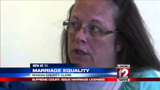 Supreme Court rules against clerk in gay marriage case