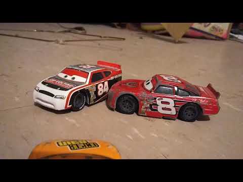 Cars 1 big crash Dinoco is all mine Stop Motion Cars 1 big crash Dinoco is all mine Stop Motion