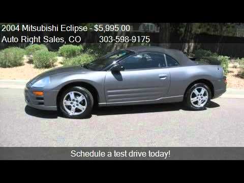 2004 Mitsubishi Eclipse Gs Spyder For In Commerce Cit You 2004 Mitsubishi Eclipse Gs Spyder For In Commerce Cit