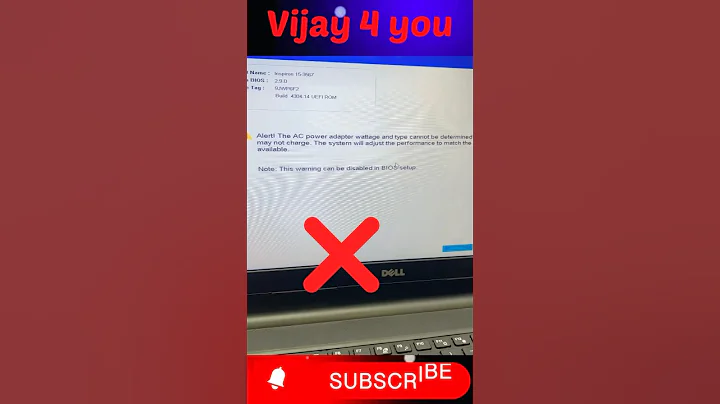 Dell Fixed – the AC Power Adapter Type Cannot Be Determined #viral #video #vijay4you #reels #pcbuild