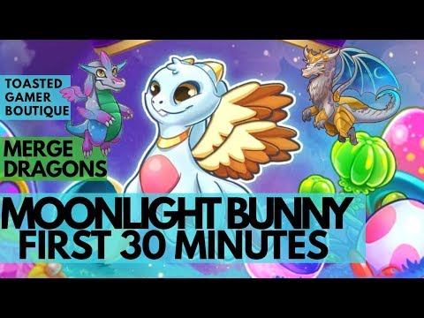 eggs florentine Merge Dragons Moonlight Bunny Event • First 30 Minutes ☆☆☆