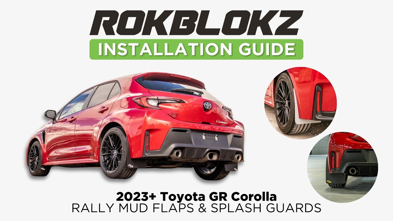 Toyota GR Corolla 2023+ Splash Guards — RokBlokz