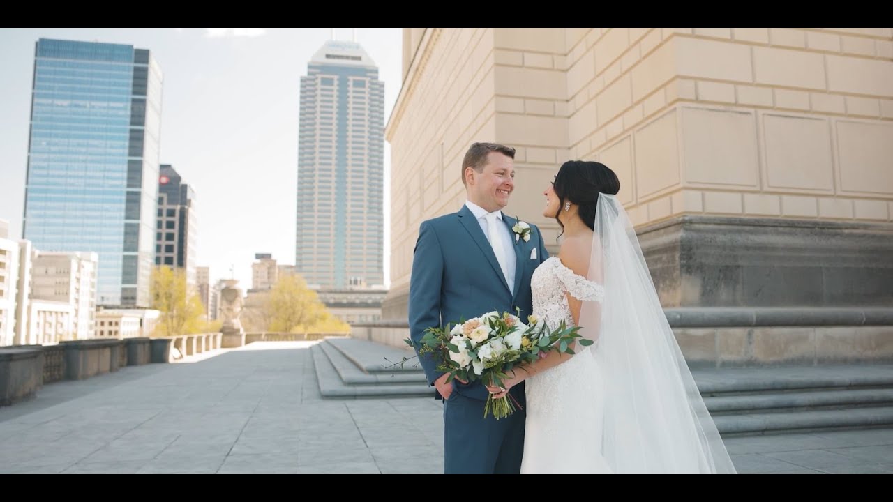 Katherine and Logan's Timeless Wedding Film Indianapolis, Indiana
