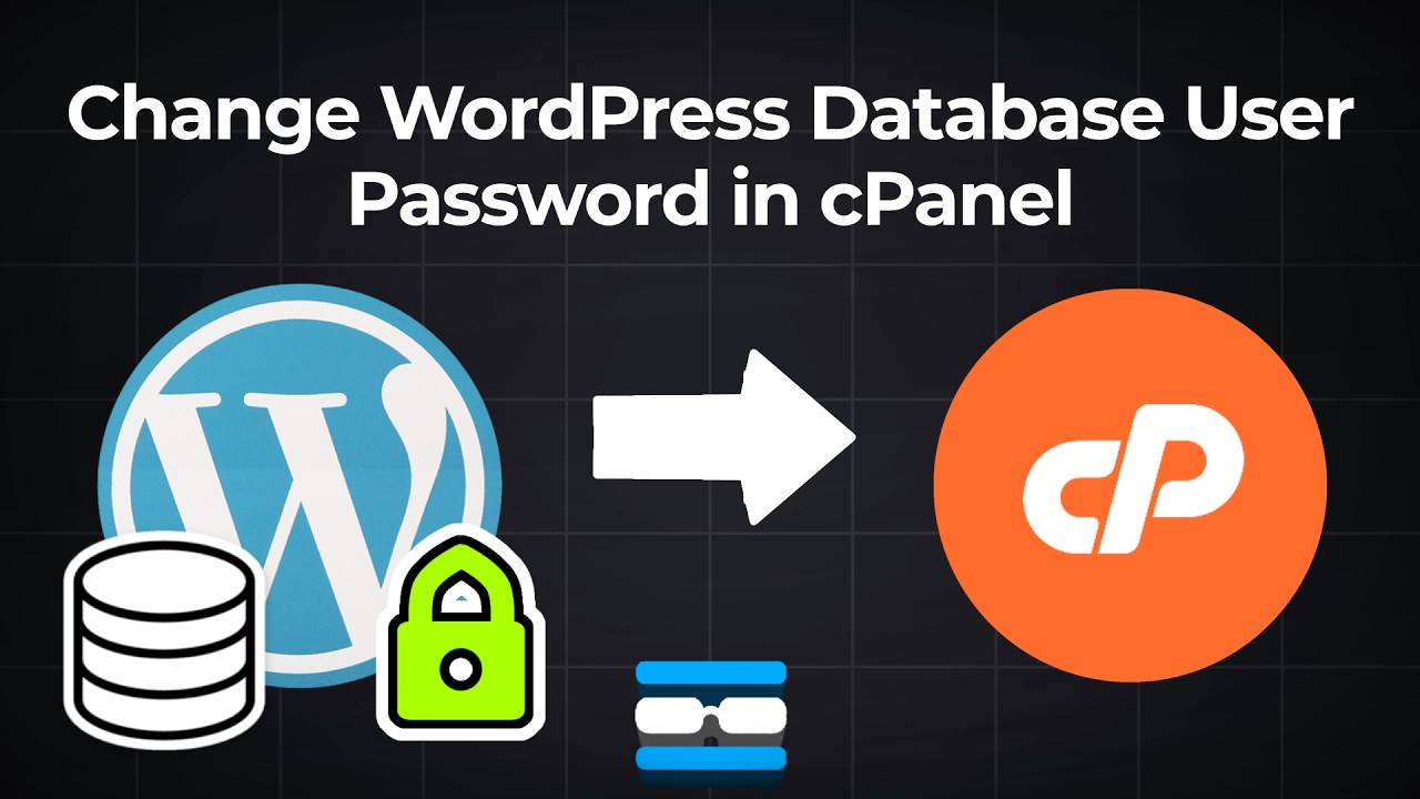 How to Change WordPress Database User Password in cPanel - YouTube