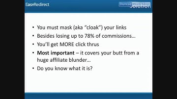 URL Masking Part 3 - Why Mask Your URL?