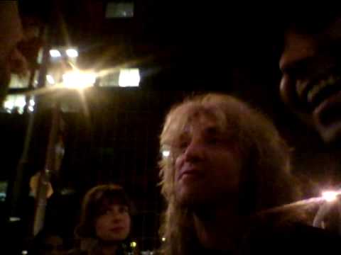 Steven Adler & Coy Clark Hanging Out At The Rainbo...