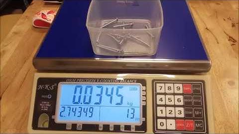 CHS-30D Counting Scale - Tutorial #4 - Counting w/ Unknown Weight