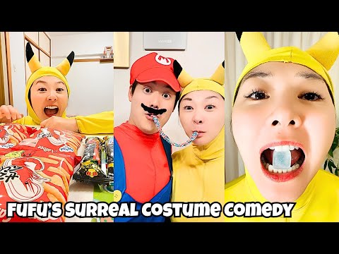 Surreal Ziki & Zaki Costume Horror Comedy | Fufu/ふうふ Bizarre Sketch Compilation 2024 Part20