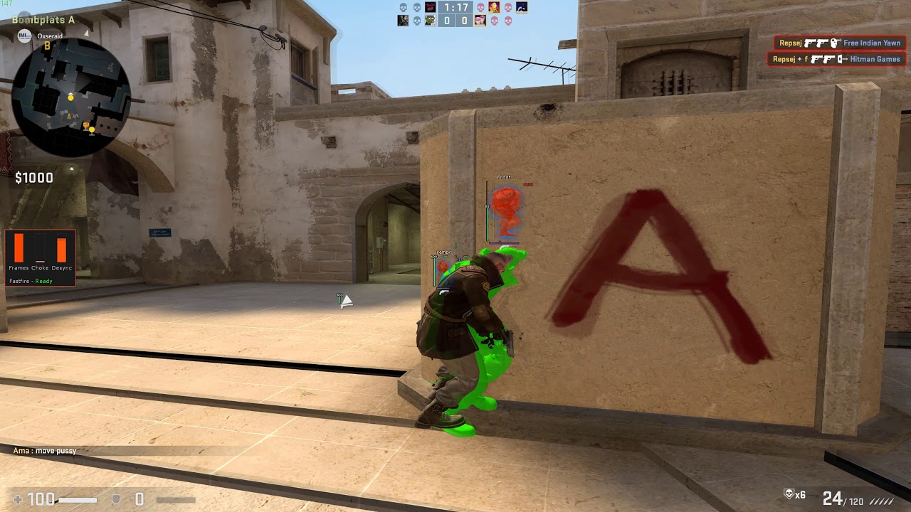 [CSGO] HVH Clips ft skeet.cc/ev0lve.xyz