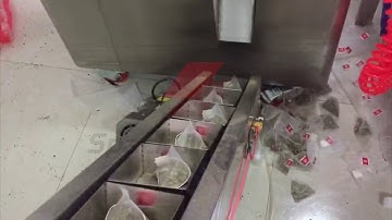 pyramid tea bag packaging machine, triangle bag packing machines with outer bag