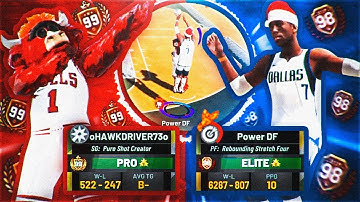 99 OVERALL PURE SHOT CREATOR VS POWER DF • MOST INTENSE GAME OF THE YEAR! NBA 2K19