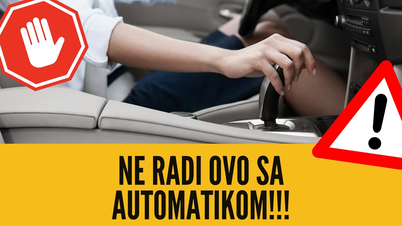 Stop Ne Radi Šta UNIŠTAVA automatski menjač | Nikad ne radi ovo! - YouTube