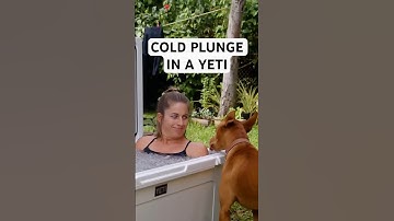 How To DIY cold plunge in a YETI with Emi Erickson