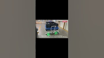 Intelligent Material Handling: Mairui AMR Empowers Automotive Workshops. #amr #automobile