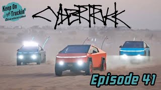 Cybertrucks Taking Over Glamis | Cyber Odyssey February 2025
