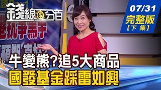 【錢線百分百】20190731完整版(下集)《憂台股牛變熊 5大風險商品看多空! 純網銀3家全中獎 金融版圖大洗牌 國發基金又踩雷 如興董座涉違證交法!》