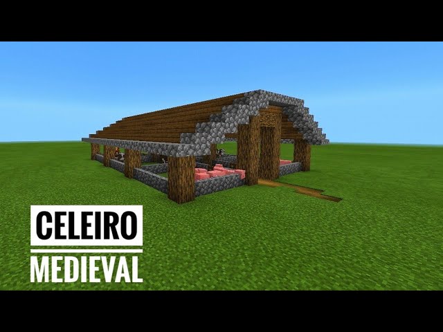 Minecraft PE: Construindo primeira casa sobrevivência #3 (Casa Medieval)🪓🧱