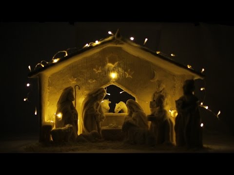 Dairy create nativity scene out of cheddar - including baby Cheesus