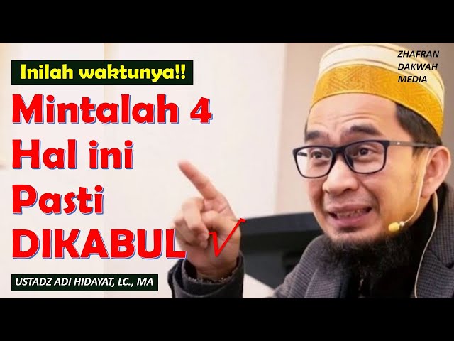 Bacaan Sholat: Doa Tahiyat Akhir yang Betul Sesuai Sunnah LENGKAP - USTADZ ADI HIDAYAT, LC , MA class=