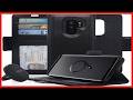 Samsung Galaxy S9 Plus Wallet Case with RFID Theft Protection and Magnetic Closure