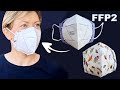 🌟 OWN DESIGN🌟 FFP2 / KN95 FACE MASK COVER INSIDE OR OUT - 2 IN 1 NEW ON YOUTUBE 🌟