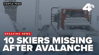 Avalanche hits guided group near Frog Lake in California, 10 unaccounted for