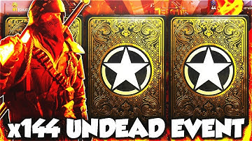 MASSIVE x144 EPIC + HEROIC WEAPON BRIBE "ATTACK OF THE UNDEAD" HEROIC SUPPLY DROP OPENING in COD WW2