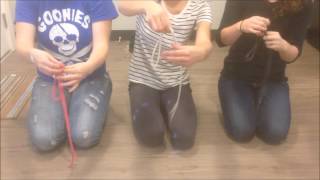 Rock Climbing Knots- Alex, Alyssa, Amanda
